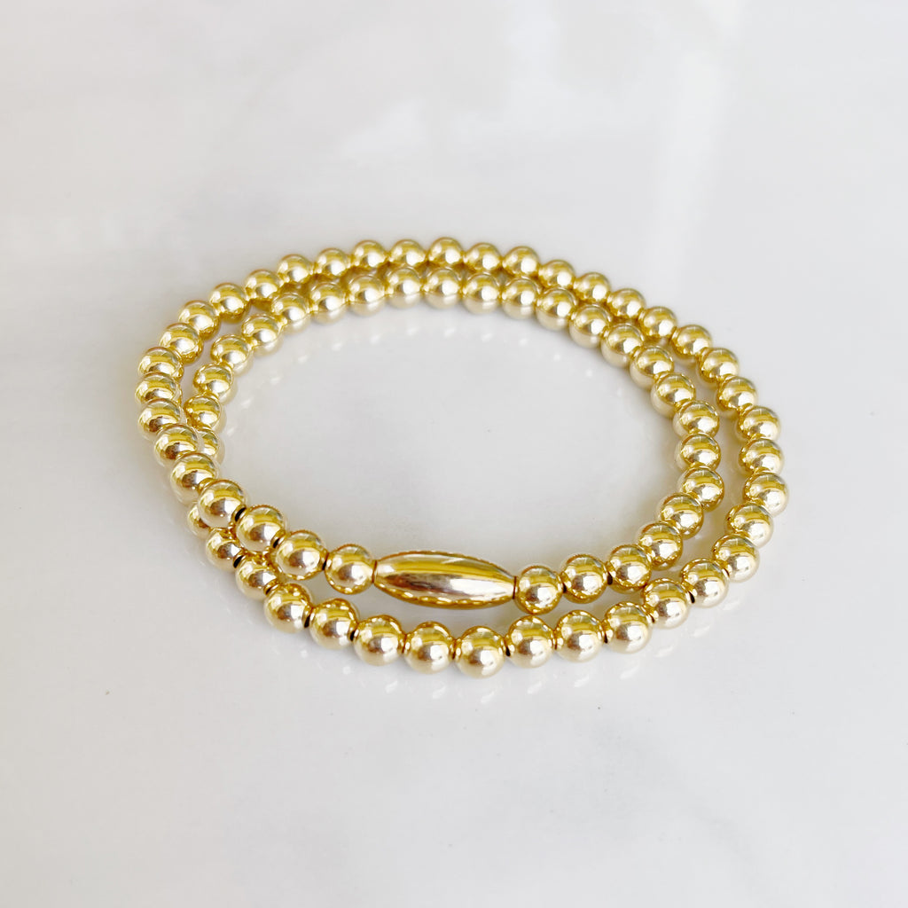 Yellow Seed Wrap Bracelet