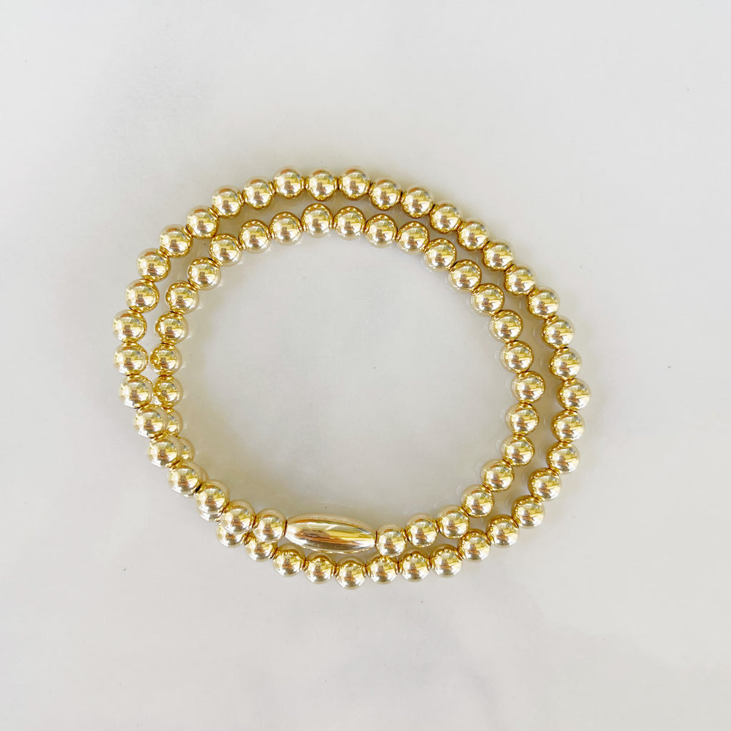 Gracie 5mm 14k Gold Filled Seed Wrap Bracelet – Ronnie M