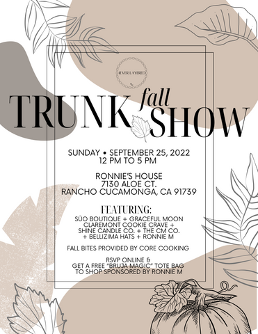 Fall Trunk Show at Ronnie’s